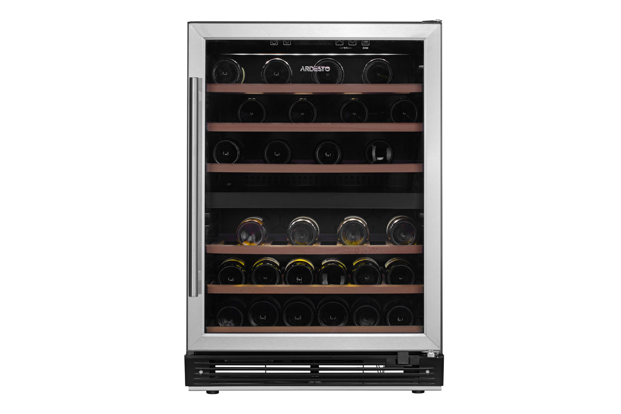 Холодильник ARDESTO вбудований для вина, 87x59.5х59.5, мороз.відд.-137л, зон - 2, бут-44, ST, диспл внутр., нерж Baumar - Порадуй