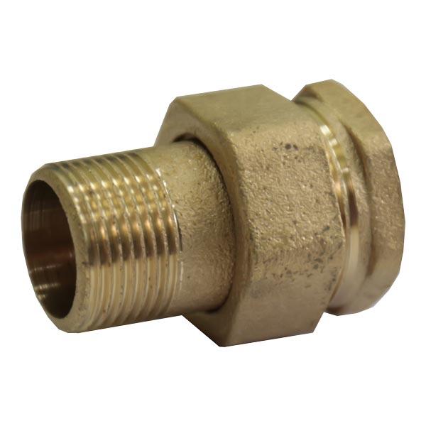 Зганяння-американка UKRAINE 3/4'' прямий, латунь