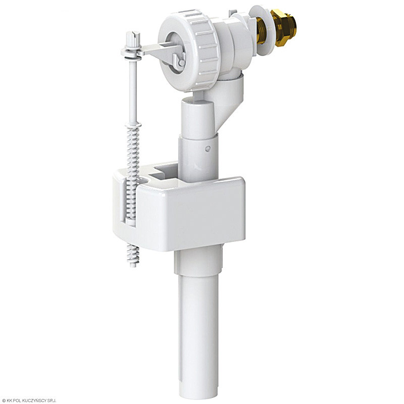 Клапан для унітазу 1/2'' бічний, латунь KK POL ZN 2 (Польща), фото 1