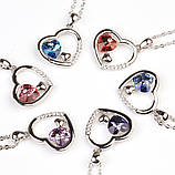 Підвіска кулон «Два Серця» — подарунок коханій, фото 2