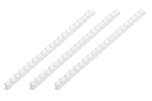 Пластикові пружини 2E для біндерів, 51мм, білі, 50шт Baumar - Порадуй Себе