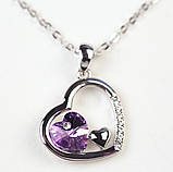 Підвіска кулон «Два Серця» — подарунок коханій, фото 9