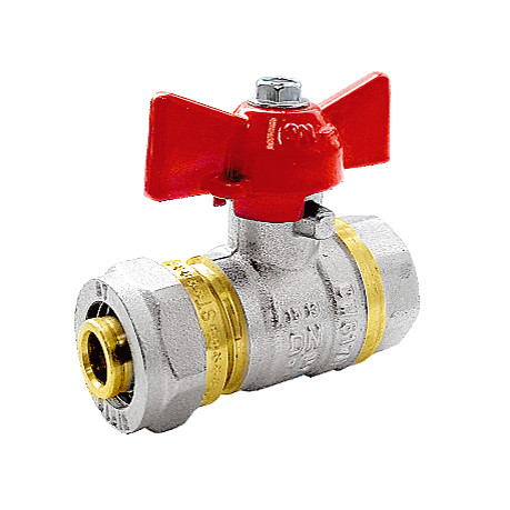 Кран для МП трубі SANTAN Premium, підсилень 16х1/2" КБ