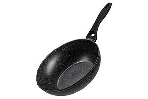 Сковорода ВОК Ardesto Gemini Anzio, 28см, алюміній, чорний Baumar - Порадуй Себе