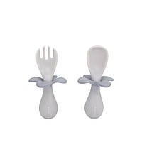 Набір посуду Oribel Cocoon тарілка та прибори, сірий Baumar - Порадуй Себе