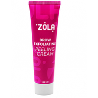 ZOLA Крем-скатка для бровей Brow exfoliating peeling cream 100 ml