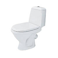 Компакт CERSANIT EKO горизонтальний слив, 3/6, нижнє підведення води + сидіння дюропласт антибактеріальне