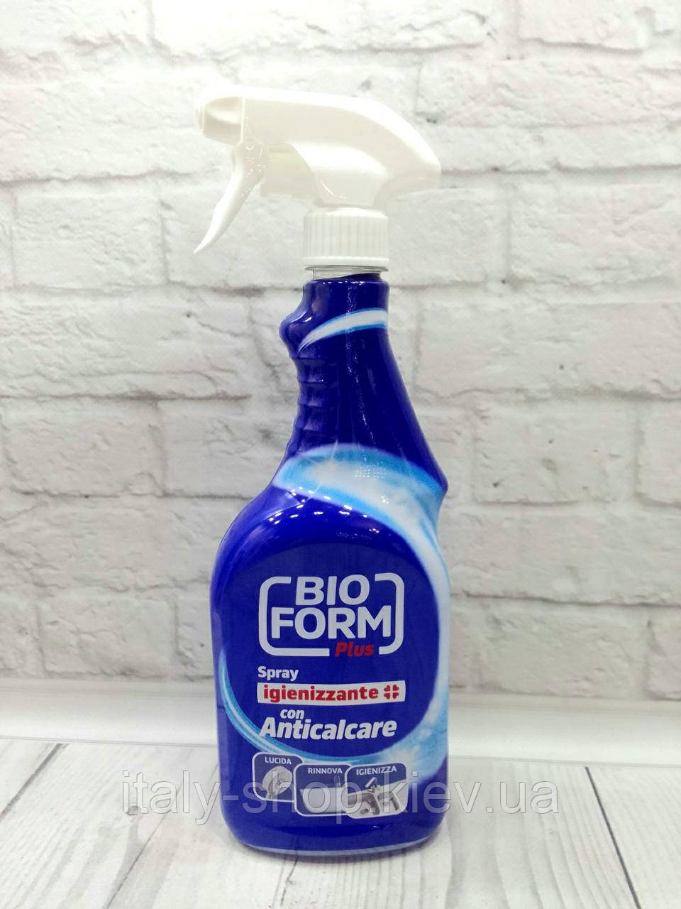 Bio Form Plus - Дезінфікуючий та анти-вапняний спрей для кухні та сан/вузлів 750 мл, Італія