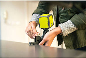 Нівелір лазерний Ryobi RBCLLG1 до 15м перехресний зелений промінь 0.4кг Baumar - Порадуй Себе