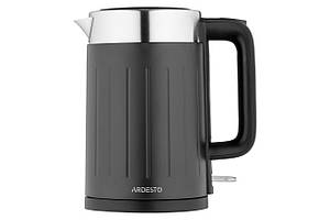 Електрочайник Ardesto 1.7л, Strix, подвійні стінки, чорний матовий Baumar - Порадуй Себе