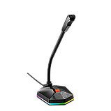 Ігровий мікрофон MeeTion MT-MC13 RGB USB дротовий з RGB підсвічуванням для ноутбука комп'ютера чату, фото 2