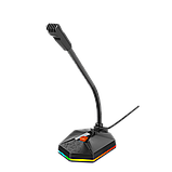 Ігровий мікрофон MeeTion MT-MC13 RGB USB дротовий з RGB підсвічуванням для ноутбука комп'ютера чату, фото 4