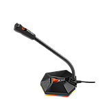 Ігровий мікрофон MeeTion MT-MC13 RGB USB дротовий з RGB підсвічуванням для ноутбука комп'ютера чату, фото 6