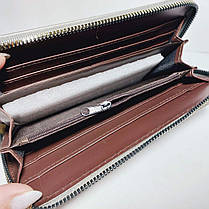 Жіночий гаманець на блискавці колір пудра К24, фото 5