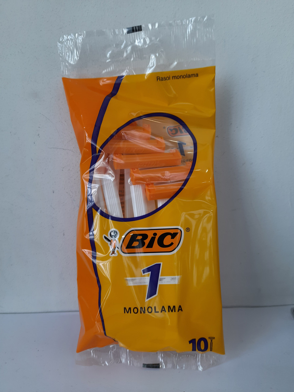 Верстат чоловічий одноразовий для гоління BiC 1 normal 10 шт. Бик 1 Оригінал