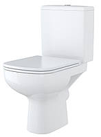 Компакт CERSANIT COLOUR Clean On горизонтальний злив, 3/6, нижнє підведення води +дюропласт.сидіння повільного