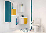Компакт CERSANIT COLOUR Clean On горизонтальний злив, 3/6, нижнє підведення води +дюропласт.сидіння повільного, фото 4