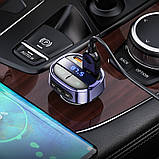 Адаптер автомобільний HOCO E70 2 USB, Type-C, QC, 30 W, чорний, фото 4