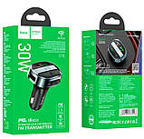 Адаптер автомобільний HOCO E70 2 USB, Type-C, QC, 30 W, чорний, фото 5