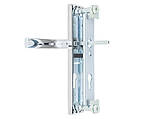 Ручка дверна ROSTEX 807R PLATE 72мм хром полірований 38-55мм комплект, фото 4