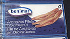 Анчоуси Benimar у Соняшниковій олії Anchovies Fillets in Sunflower Oil 45 г Іспанія, фото 4