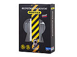 Ручка дверна ROSTEX 802R Fix-mov 85мм хром полірований 38-55мм комплект, фото 3