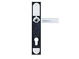 Ручка дверна ROSTEX 802R Fix-mov 85мм хром полірований 38-55мм комплект, фото 5