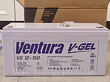 Акумулятор Ventura VG 12-150 гелевий для ДБЖ ДБЖ перетворювача інвертора тяговий GEL 150Ah