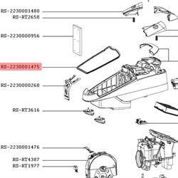 Ущільнювач для кришки пилососа Rowenta (RS-2230001475) Оригінал