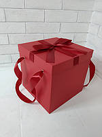 Коробка розкладачка для солодощів і подарунків розмір L з 4 частин