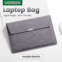 Чехол папка для ноутбука 13-13,9" Ugreen чехол-подставка для MacBook Air Pro Grey (LP407)