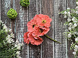 Декоративні квіти маку 4,5 см 6 шт/уп, колалового кольору., фото 4
