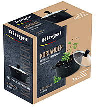 Каструля RINGEL Koriander алюм 20 см з кришкою 2.4 л (RG-2107-20), фото 3