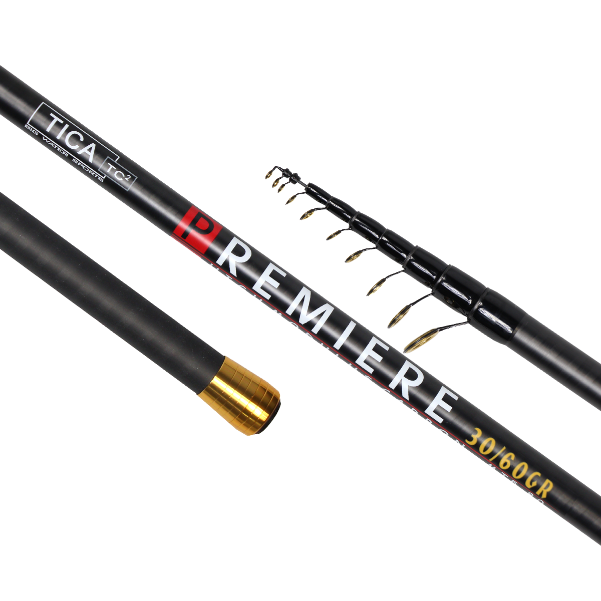 Болонська вудилище Tica Premiere bolo 5.80м 30-60гр, вудилище з / к для бокового кивку, фото 1