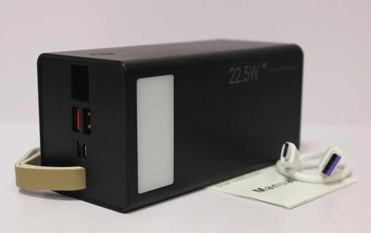 Power Bank TUGII-354 400000mAh, повербанк, швидке заряджання, ліхтарик, Micro USB, USB, Type-C