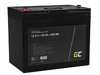 Аккумулятор гелевый Green Cell LiFePO4 12.8v 50Ач 640 Втч (Черный) АКБ