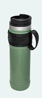 Термочашка Stanley Legacy Neverleak Travel MUG 0.59 литра/18 OZ Стенли Легаси Зеленый (Hammertone Green)