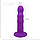 Ділдо з присоском Adrien Lastic Hitsens 3 Purple, відмінно для страпона, діаметр 4,1 см, довжина 18,2 см, фото 2