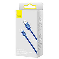 Кабель Baseus Crystal Shine Series Type-C 100W (1.2m) Blue, фото 3