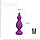 Анальна пробка Adrien Lastic Amuse Medium Purple (M) з двома переходами, макс. діаметр 3,6 см, фото 2