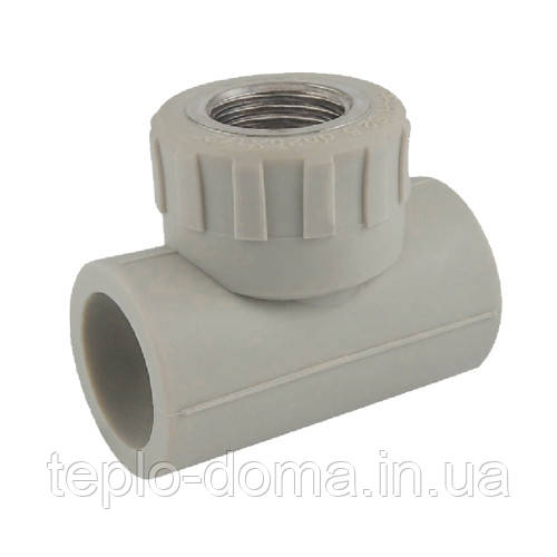 Трійник PP-R SANTAN 25х1/2"х25 з внутрішнім різьбленням