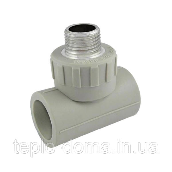 Трійник PP-R SANTAN 32х1"х32 із зовнішнім різьбленням
