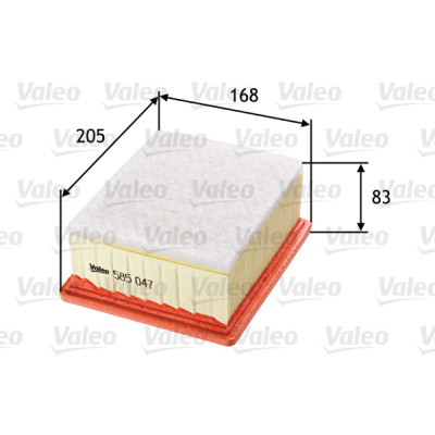 Повітряний фільтр для автомобіля Valeo 585047