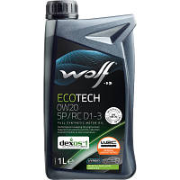 Моторное масло Wolf ECOTECH 0W20 SP/RC D1-3 1л (1049889)