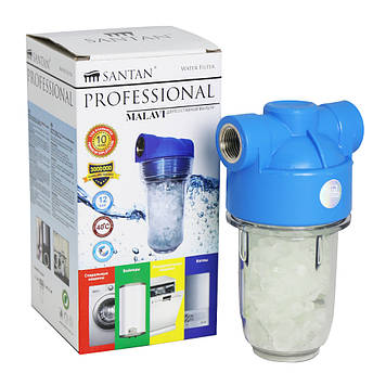 Фільтр від накипу SANTAN Malavi 2PS (для бойлерів, пральних та посудомийних машин, газових котлів)