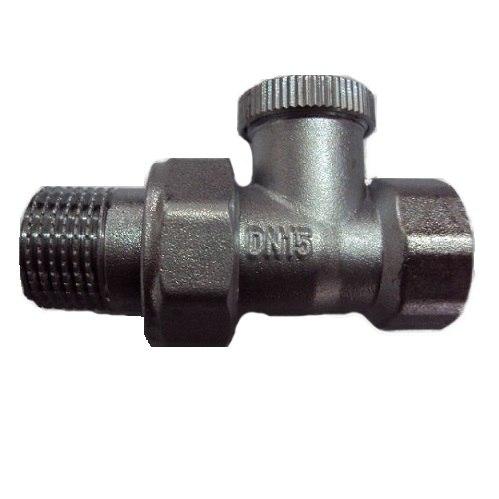 Кран радіаторний ARCO SPAIN прямий 1/2" ВН з накидною гайкою під ключ нижній, фото 1