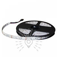 Световая лента LEMANSO IP65 5m 60SMD 5050 12V RGB 10W/м 6LM/led (цена за 5 м) / LMA9302