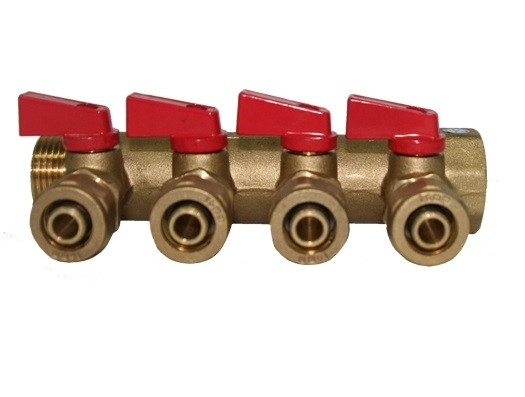 Колектор з перекриттям SANTAN 16х3/4" 4-ий, фото 1