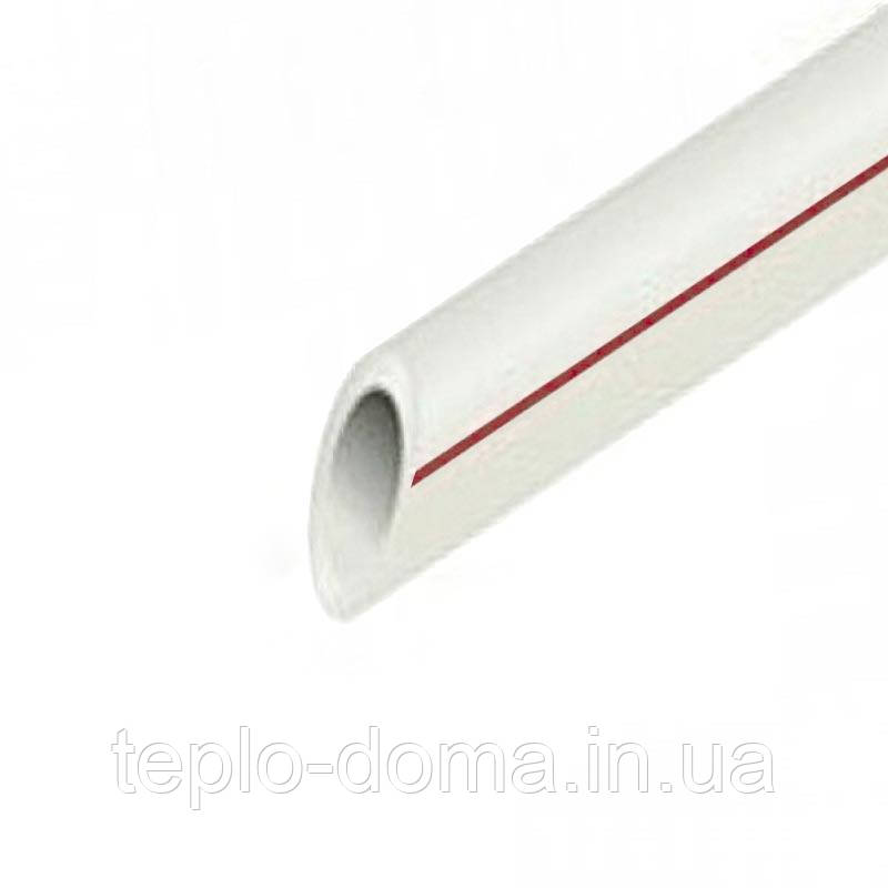 PPR труба AQUAPLASTIK Composite 20 мм біла