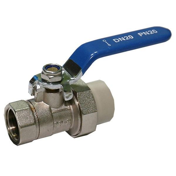 Кран PP-R SANTAN кульовий з внутрішнім різьбленням 20х1/2", фото 1